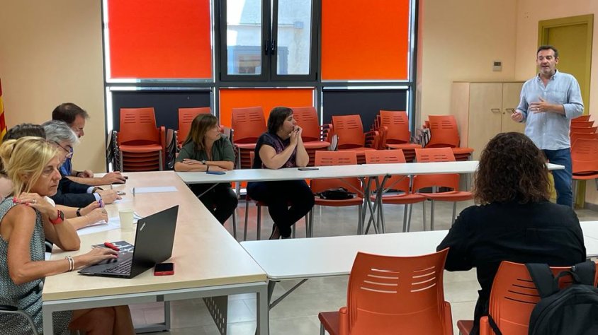 Un moment de la jornada d'ahir