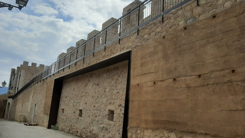 Imatge de la muralla que es podrà tornar a visitar