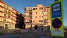 Nova ubicació provisional de la parada de bus de Montblanc