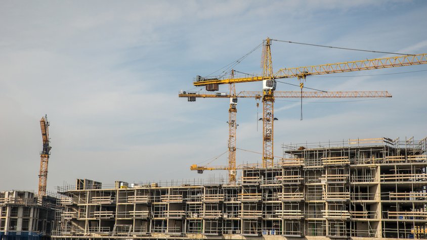 Un edifici en construcció