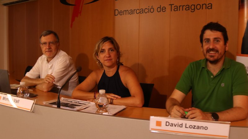 Un moment de la roda de premsa