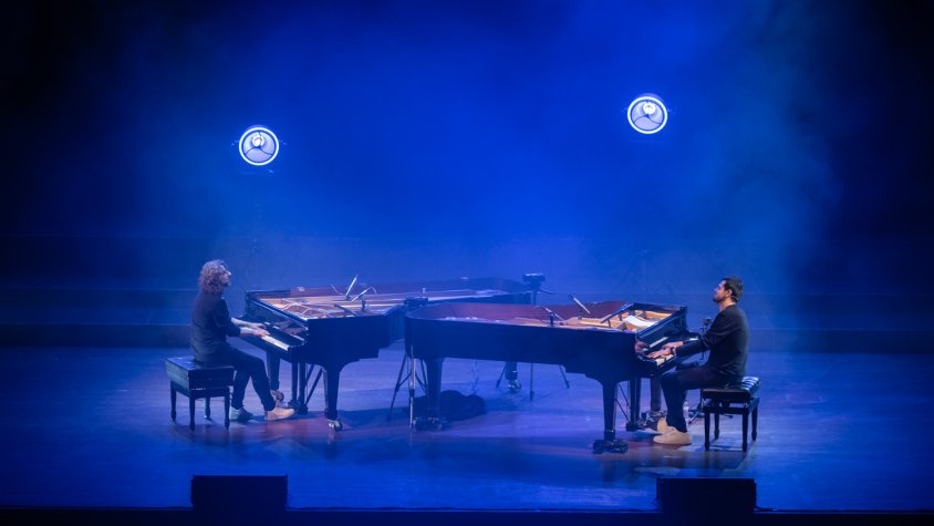  L’espectacle ‘2 PIANOS’ exhaureix entrades a l’onzena edició de les Nits Musicals a la Brufaganya