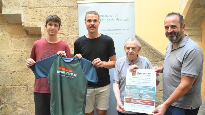 Roda de premsa per presentar els actes de l'onze de setembre