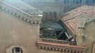 S'esfondra part de la teulada de la Cooperativa de Pira