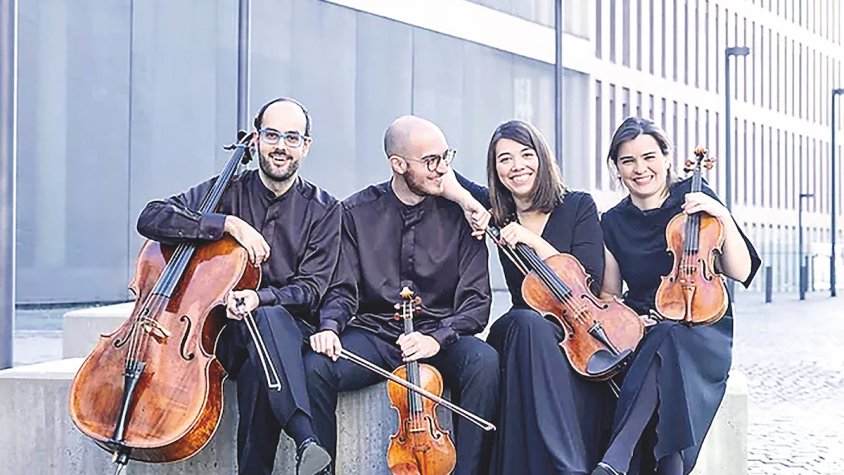 Cosmos Quartet: d’actuar al Palau de  la Música a les Nits Musicals de la Brufaganya