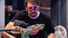 Grant Garmezy crearà escultures en directe  al Museu i Forn del Vidre de Vimbodí i Poblet
