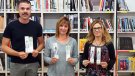 La Biblioteca de l'Espluga edita el punt de llibre amb la programació anual, amb les imatges dels gegants vells Beatriu de Milany i Ponç Hug de Cervera
