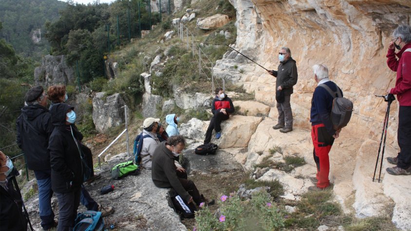 Una de les visites serà a les pintades del Mas del Llort deMontblanc