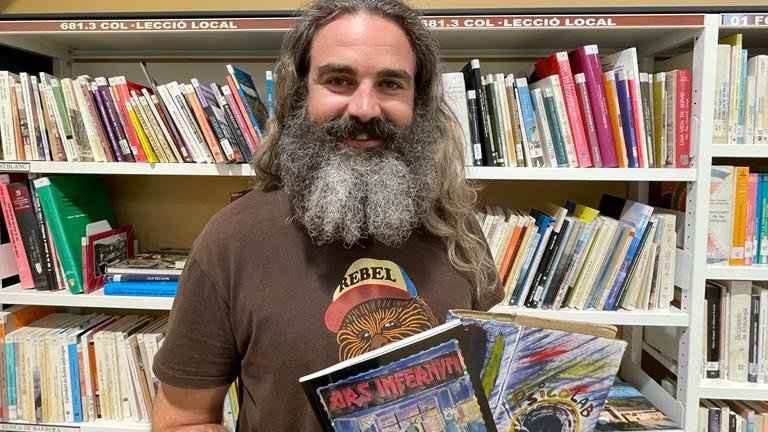 Sergi Olivan és president de l'Associació Escarritx Literari de Montblanc