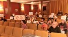 Acció de rebuig a les reunions convocades per Conca Solar a l'Espluga de Francolí