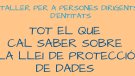  L'Oficina Jove organitza una formació sobre la Llei de protecció de dades adreçada a responsables d'entitats