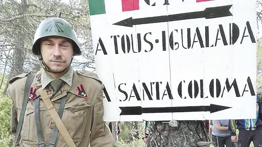 "La punta de  llança de l’exèrcit  franquista  a Catalunya  va penetrar  per la Conca"