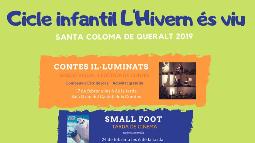 Santa Coloma ofereix una nova edició del cicle infantil “L’Hivern és viu”