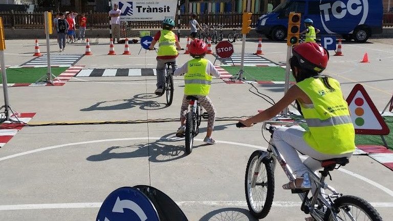 Alumnes de primària faran sessions pràctiques al Parc infantil de Trànsit organitzat pel Consell Comarcal de la Conca de Barberà