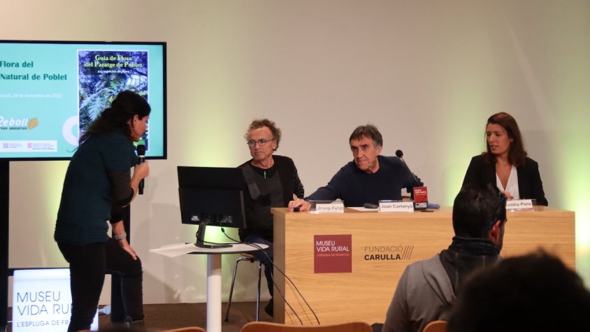 Presentada a l'Espluga la primera Guia de Flora del Paratge de Poblet 