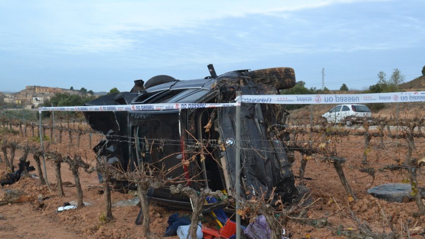 Mor el conductor d’un turisme en un accident a la C-241d a Montblanc