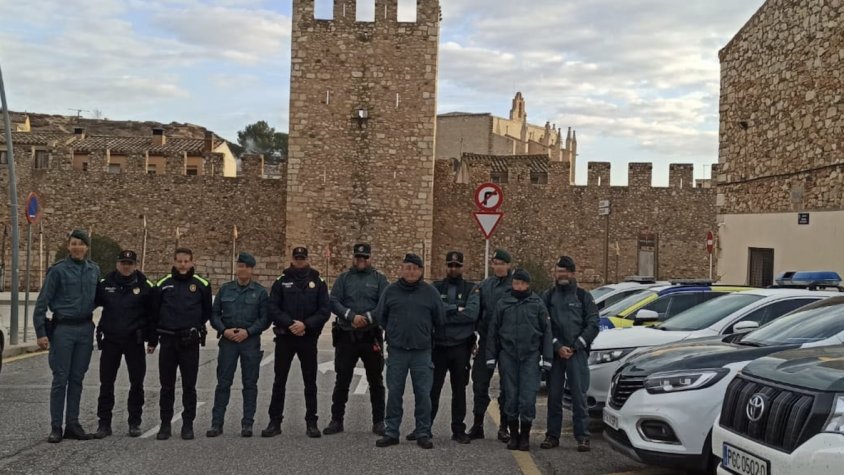 Dispositiu mediambiental de Guàrdia Civil i Policia Local de Montblanc
