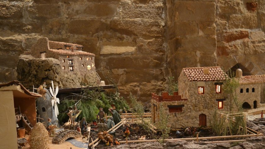El pessebre de la Guàrdia dels Prats representa 18 cases del poble