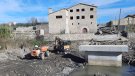 Comencen les obres de construcció del Pont del Molí del Pas de Montblanc