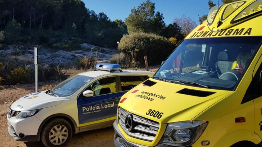 Un home va resultar ferit baixant pel GR175
