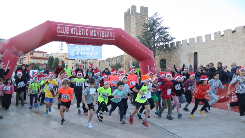 La cursa "Sant Silvestre Montblanquina" tanca l'any