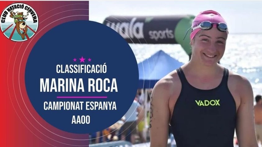 La nedadora de Santa Coloma de Queralt, Marina Roca, participarà al Campionat d'Espanya d'Aigües Obertes