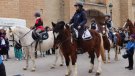 Els Tres Tombs a l'Espluga de Francolí se celebra amb les cavalleries locals
