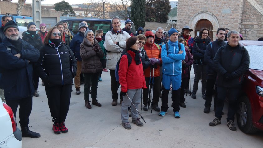 Vilaverd ensenya la guixera del Tòfol en una acció reivindicativa i esportiva