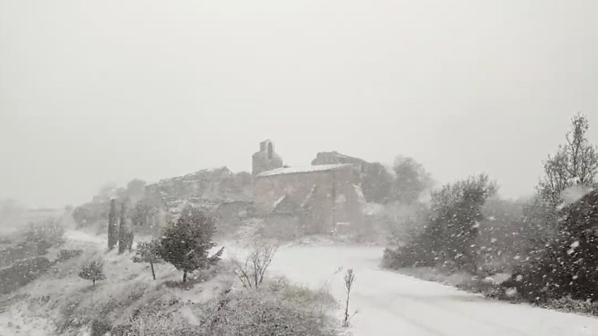 Imatge de Montargull, punt on la nevada ha estat més important