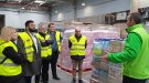 Esquerra Montblanc visita el centre logístic de Bonpreu i Esclat a Balenyà i es reuneix amb el seu director general, Joan Font