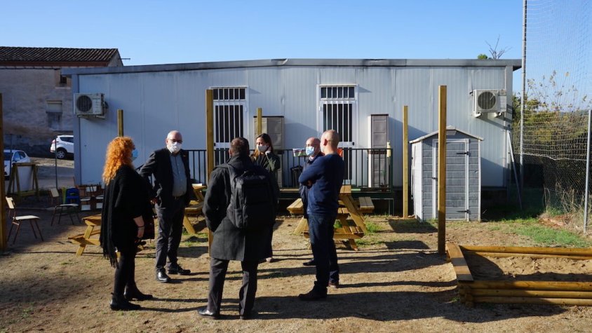 L’escola de Rocafort encara és un barracó