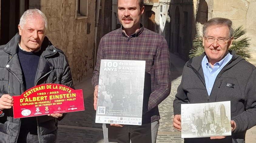 L'Espluga i el Monestir de Poblet seran escenaris del 100 anys de la visita d'Einstein a la comarca