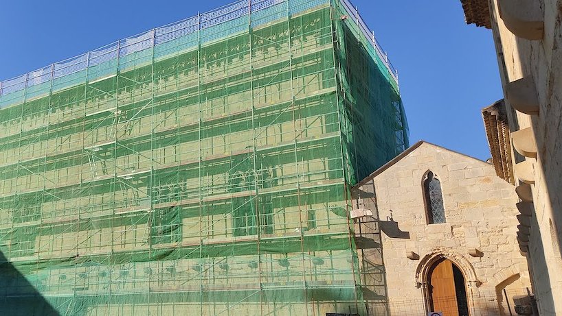 El Palau del Rei Martí de Poblet, en procés de restauració
