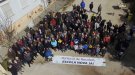 Més d'un centenar de persones reclamen la construcció d'una escola nova a Rocafort de Queralt