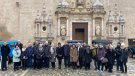 Vimbodí i Poblet recrea la visita d'Albert Einstein al Monestir amb una trobada de cotxes antics