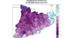 Santa Coloma de Queralt registra la temperatura més baixa des del 2018