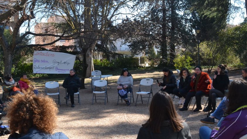 Diumenge feminista als Jardins dels Francolins de L'Espluga