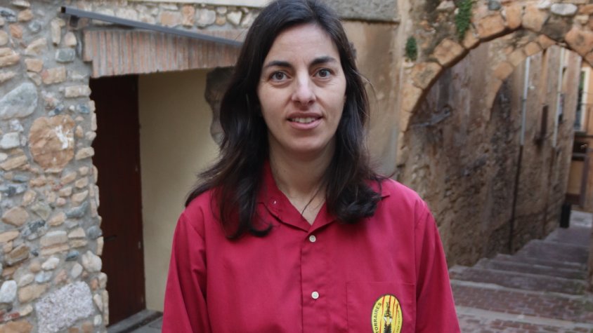 "Ser la nova cap de colla dels  Torraires és molta responsabilitat,  però també un repte molt engrescador"