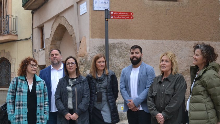 Oriol Junqueras presenta a Carme Pallàs com a número dos de la llista d'Esquerra Montblanc