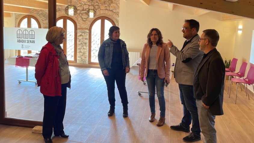 S'inaugura la rehabilitació de l'Abadia de Senan com a espai municipal polivalent