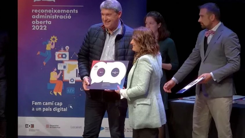L'Ajuntament de Forès rep el Reconeixement Administració Oberta 2022