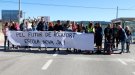 L'AFA Sant Roc de Rocafort de Queralt fa talls de carretera durant el matí