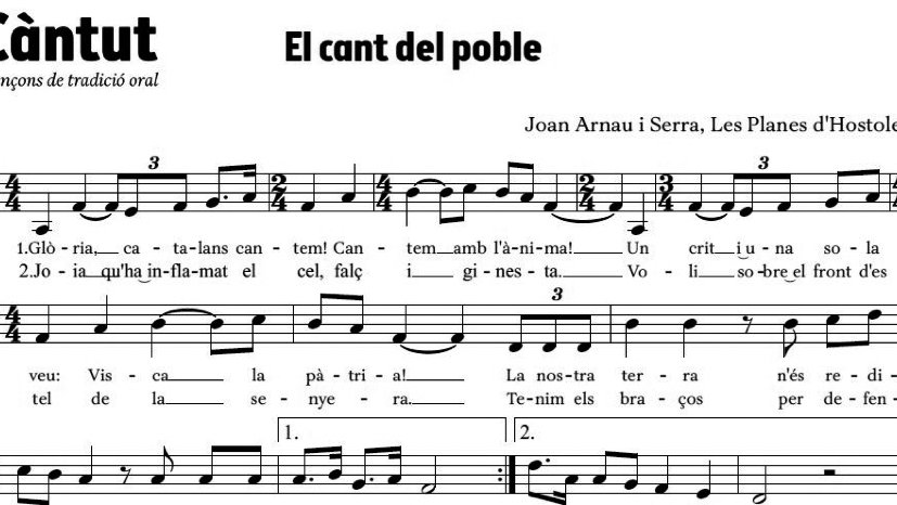 El cant del poble