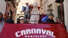 Sa Majestat Carnestoltes XLI fa la seva arribada a Montblanc