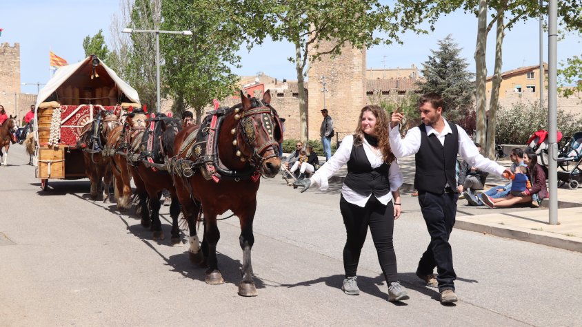 Els tradicionals Tres Tombs de Montblanc continuen agafant empenta