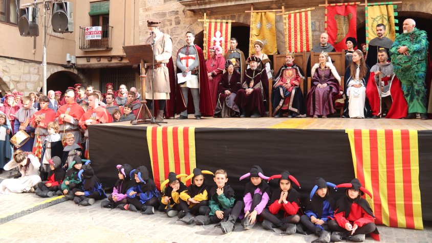 La Factoria Bram enceta la festa medieval fent del pregó tot un espectacle