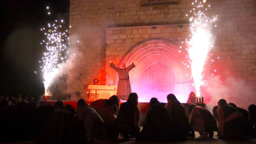 Primera nit medieval a Montblanc, amb la invocació del Drac