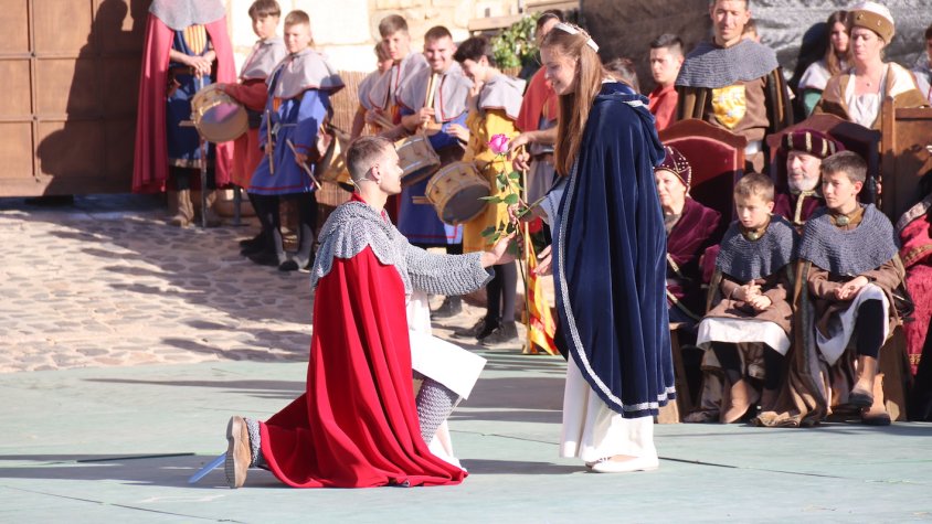 L'Entrega de la Rosa se celebra al Foradot en la diada de Sant Jordi