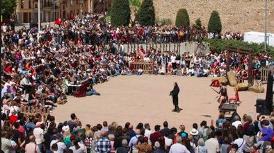 Els Excalibur, fidels a la Setmana Medieval, fan la seva mostra de combats