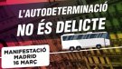 Ja hi ha més de 120 comarcans inscrits als busos de l'ANC per anar a la manifestació a Madrid
